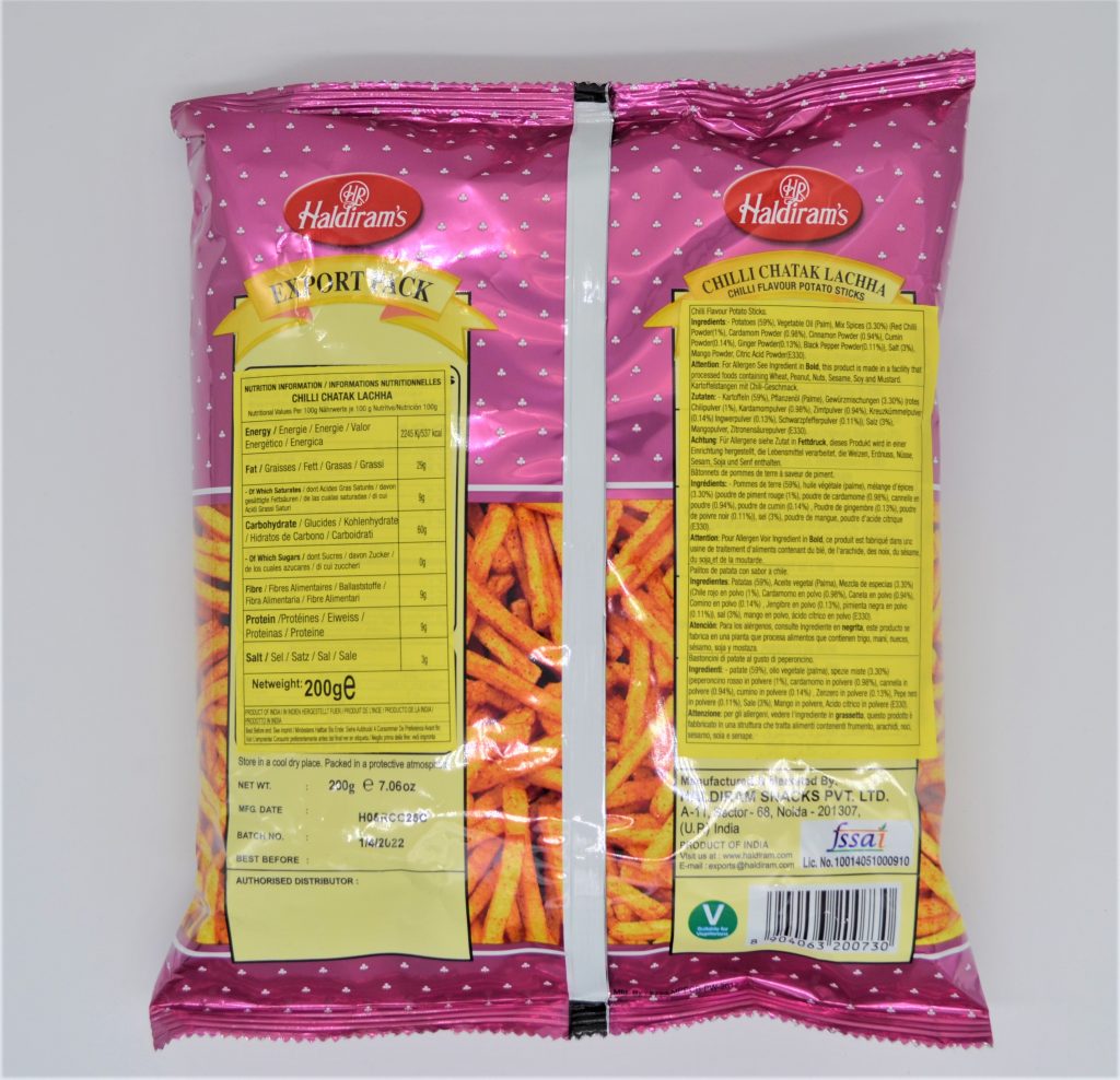 HALDIRAMS CHILLI CHATAK LACHHA – Taj Stores