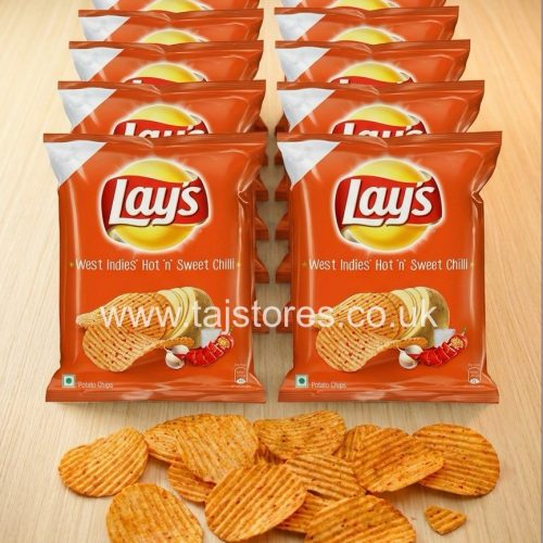 LAYS WEST INDIES HOT & SWEET CHILLI CRISPS (PACK OF 14)